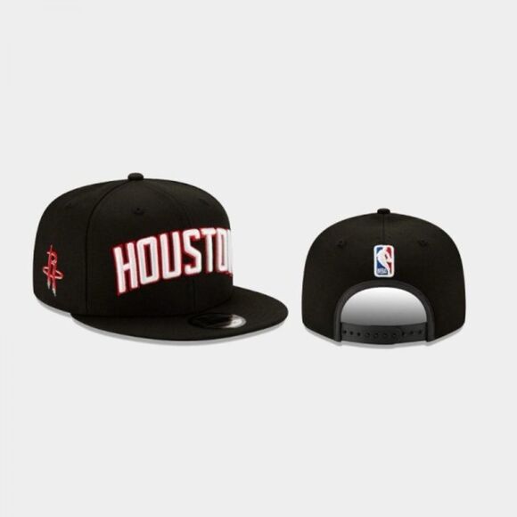 New Era Houston Rockets Statement Edition 9FIFTY Adjustable Hat Black NWT‎ - Picture 3 of 7